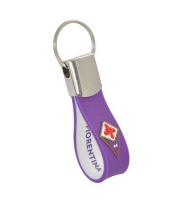 Portachiavi in PVC Morbido e Metallo F.C. Fiorentina