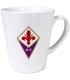 TAZZA MUG CONICA IN CERAMICA A.C. FIORENTINA CONFEZIONATA IN SCATOLA DA REGALO