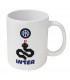 TAZZA IN CERAMICA CON INTERNO BIANCO F.C. INTER CONFEZIONATA IN SCATOLA DA REGALO