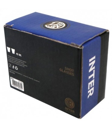 Set Bicchierini Shot in Vetro F.c. Inter