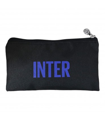 Bustina Porta penne in Ecopelle misura 20x9 cm f.c. Inter