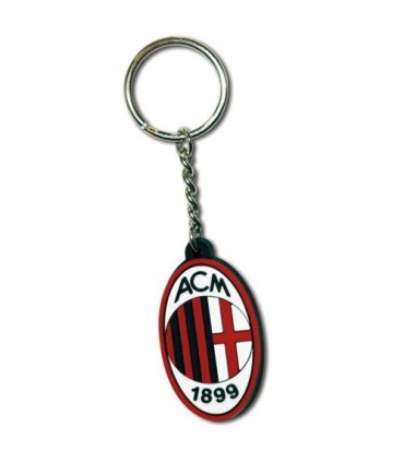 Portachiavi in Gomma Logo Ufficiale AC Milan