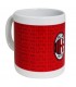 Tazza in Ceramica A.C. Milan con Interno bianco confezionata in scatola da regalo