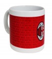 Tazza in Ceramica A.C. Milan con Interno bianco confezionata in scatola da regalo