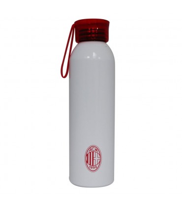 Borraccia in Alluminio con tappo in Plastica e Laccio in Silicone da 650ml a.c. milan