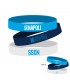 KIT 3 BRACCIALETTI IN SILICONE VARI COLORI CON LOGO E SCRITTA S.S.C. NAPOLI