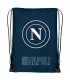 SACCA BLU NAVY CON LOGO BIANCO E SCRITTA S.S.C. NAPOLI