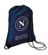SACCA BLU NAVY CON LOGO BIANCO E SCRITTA S.S.C. NAPOLI