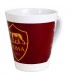 Tazza MUG CONICA IN CERAMICA INTERNO BIANCO A.S.ROMA CONFEZIONATA IN SCATOLA DA REGALO