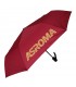 OMBRELLO TASCABILE BORDEAUX APERTURA AUTOMATICA CON FODERO PERSONALIZZATO A.S ROMA