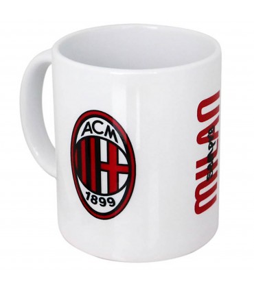 Tazza in Ceramica A.C. Milan con Interno Bianco confezionata in scatola da regalo
