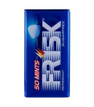 FRISK TIN BOX PEPPERMINT SENZA ZUCCHERO ASTUCCIO CONF. DA 12 PZ.