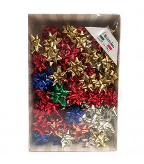 Coccarde Lucide   mm.14  conf. da 100 pz. ass.