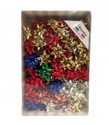 Coccarde Lucide   mm.14  conf. da 100 pz. ass.