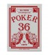 Carte Poker 36 Rosso Dal Negro