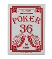 Carte Poker 36 Rosso Dal Negro