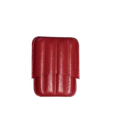 Porta 4 Sigari Toscanelli Dal Negro in vera pelle sienna colore Nero