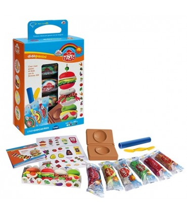 Didò GiocaCrea Le Mie Ricette Panini CON FORMINA IN 3D, RICETTARIO E ACCESSORI