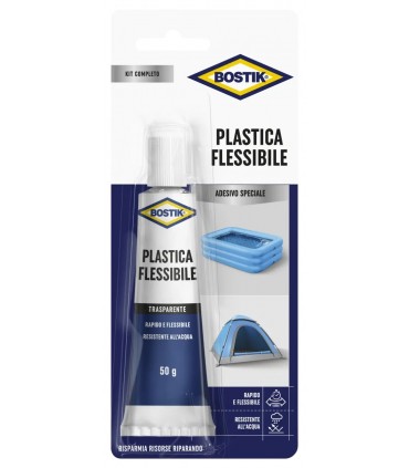 BOSTIK PLASTICA FLESSIBILE RESISTENTE ALL'ACQUA TUBO 50ML