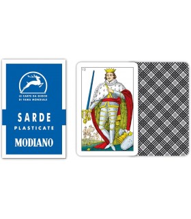 CARTE SARDE PLASTIFICATE MODIANO