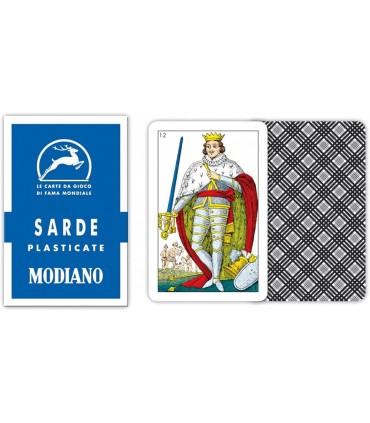 CARTE SARDE PLASTIFICATE MODIANO