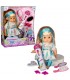 BAMBOLA TRECCIA BELLA TOP MUSIC H.36 CM  con microfono CON VERE FUNZIONI PETTINE E SPECCHIO
