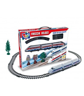 TRENO FRECCIA VELOCE TEOREMA GIOCHI PISTA MISURA 55X44 CM DISPONIBILE IN 2 COLORI