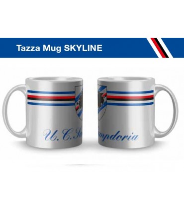 TAZZA MUG IN CERAMICA U.C. SAMPDORIA CONFEZIONATA IN SCATOLA DA REGALO