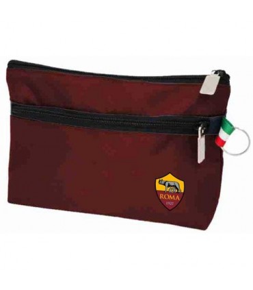 Pochette Portatutto con Doppia Zip AS Roma