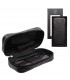 Borsa Porta Pipe Myon 2 Posti in vera pelle con Bustina Porta Tabacco Morbida colore Nero