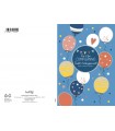Biglietto Marpimar BUON COMPLEANNO CON GLITTER P/SOLDI CONF. 12 PZ. ASSORTITI