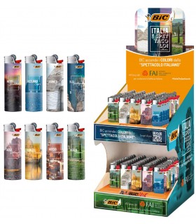 EXPO BIC ITALIA CHE SPETTACOLO DA 2 PIANI IN PLASTICA CON 2CF. DA 50 PZ. (bic mini e maxi) ASSORTITI COME DA FOTO