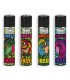 Accendino Clipper LARGE CHAMALEON GRASS  conf. 48 pz. assortito con 4 grafiche