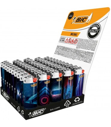 Accendini Bic Mini fantasia CARS conf. 50 pz. ASSORTITI