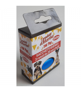 MARISA SACCHETTI IGIENICI PER CANI 3 ROTOLI DA 20 PEZZI MISURA 33x23