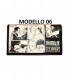 Bustina Porta Tabacco DIABOLIK 1 in ecopelle con chiusura calamitata expo da 10 pz. FIGURE assortite