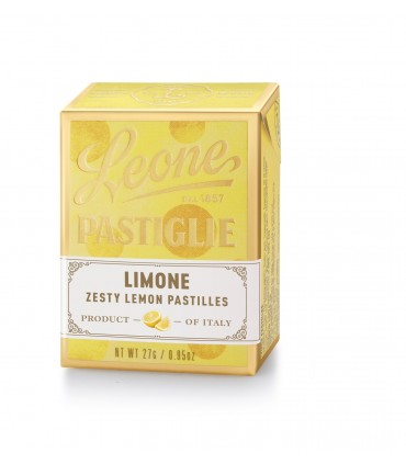PASTIGLIE LEONE GUSTO LIMONE IN SCATOLETTA DA 30G CONF. 18 PZ.