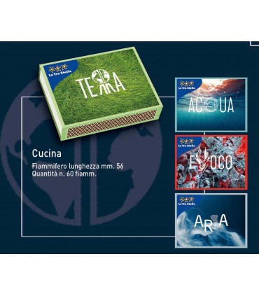 Fiammiferi Cucina Le Tre Stelle conf.