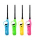 ACCENDIGAS ELETTRONICO ATOMIC BBQ ASSORTITO CON 4 COLORI  CONF. DA 16 PZ.