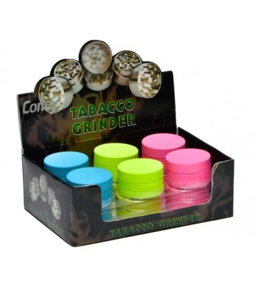 Grinder Atomic in Metallo 3 Parti Expo 12 pz. assortito con 3 colori