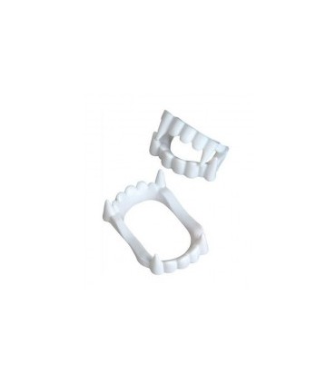 confezione 4 dentiere bianche Blisterate singolarmente