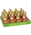 GOLD BUNNY LINDT AL LATTE 100g. EXPO 16 PZ.( IN PRENOTAZIONE C/O DAL 07/01/2026)