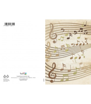 BIGLIETTO MARPIMAR COMPLEANNO CON FOIL ORO E RILIEVO CONF. 12 PZ. ASSORTITI