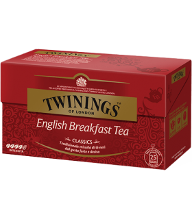 Tè Twinings English Breakfast Classic conf. da 25 bustine
