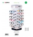 Occhiali da Lettura Zippo MOD. 31Z-PD Expo girevole da 24 pz. assortiti