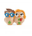 Statua Goofi Egan in Ceramica "Adamo&Eva" mis.8x10