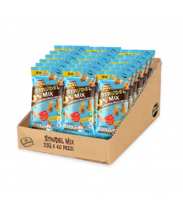 APERISNACK  STRUDEL MIX AL CARAMELLO CINNAMON  BUSTINA 25GR CONF. 40PZ