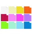 Carta Regalo Rex Sadoch tinta unita LIGHT Conf.da 50 fogli COLORI ASSORTITI