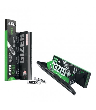 Cartina GIZEH EXTRA FINE NERO KS SLIM+ACTIVE 16 CONF.16 PZ