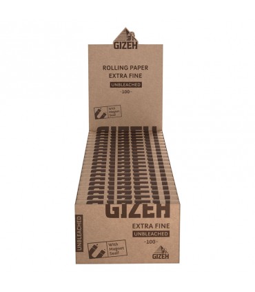 Cartina GIZEH DOPPIA NON SBIANCATA CON CHIUSURA MAGNETICA CONF 20 PZ